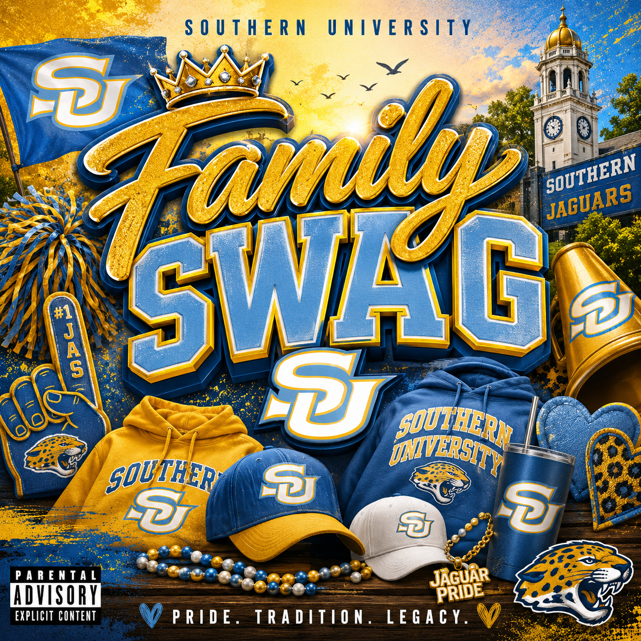 Southern University Family Swag