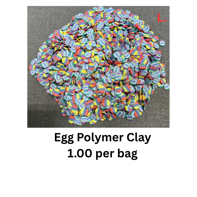 $1 Polymer Clay & Glitter Bags