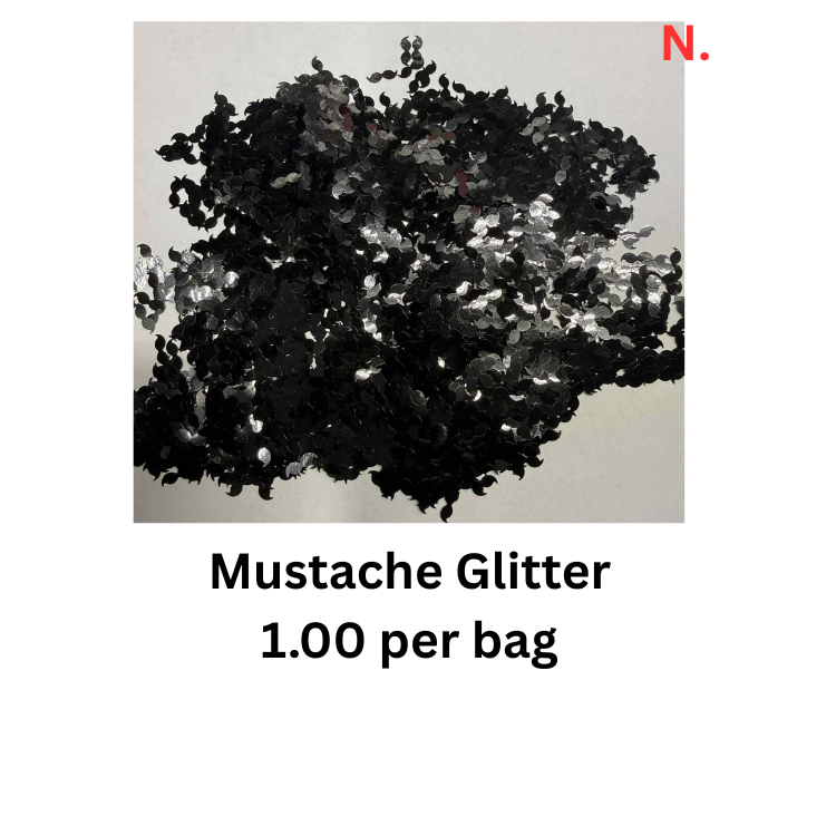 $1 Polymer Clay & Glitter Bags