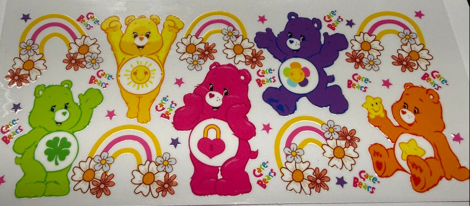 UV DTF Wraps- Care Bears