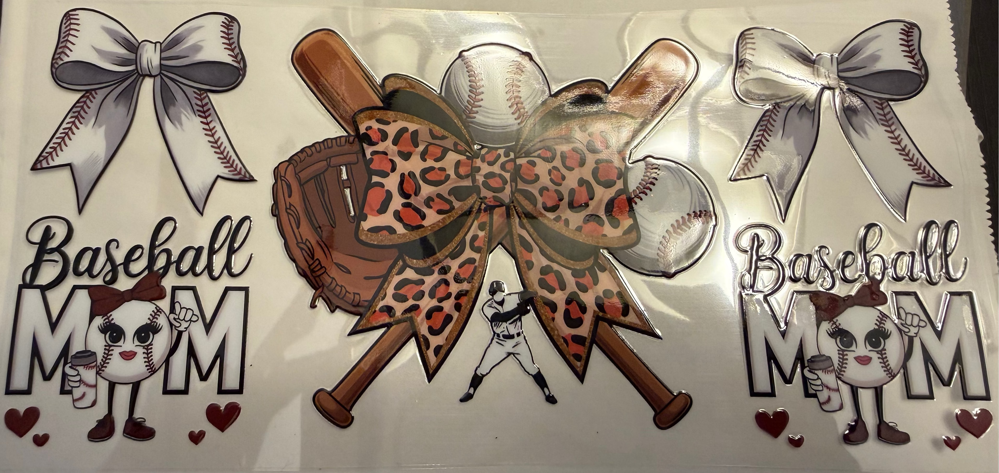 UV DTF- Baseball Mom