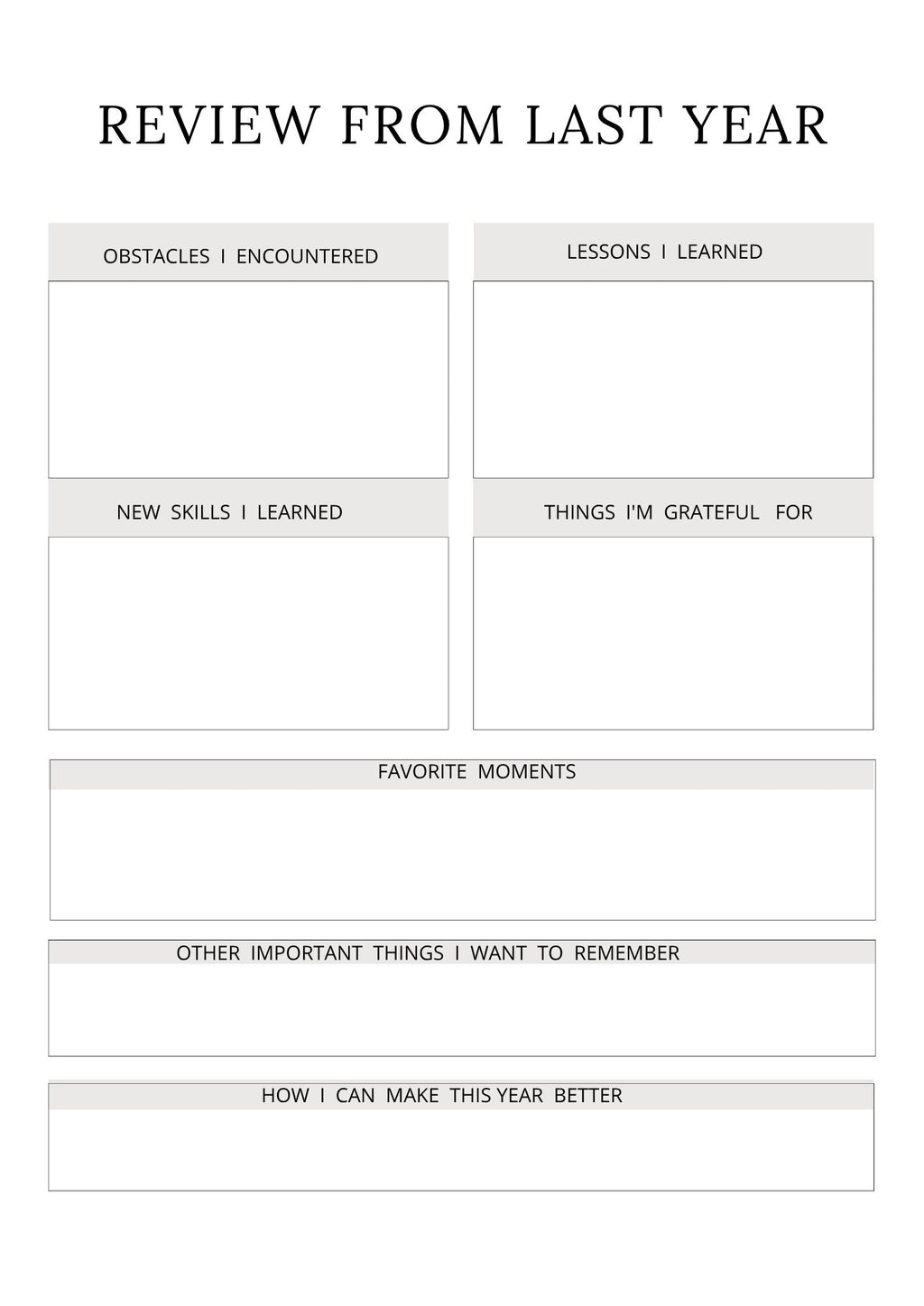 Personal Growth Planner