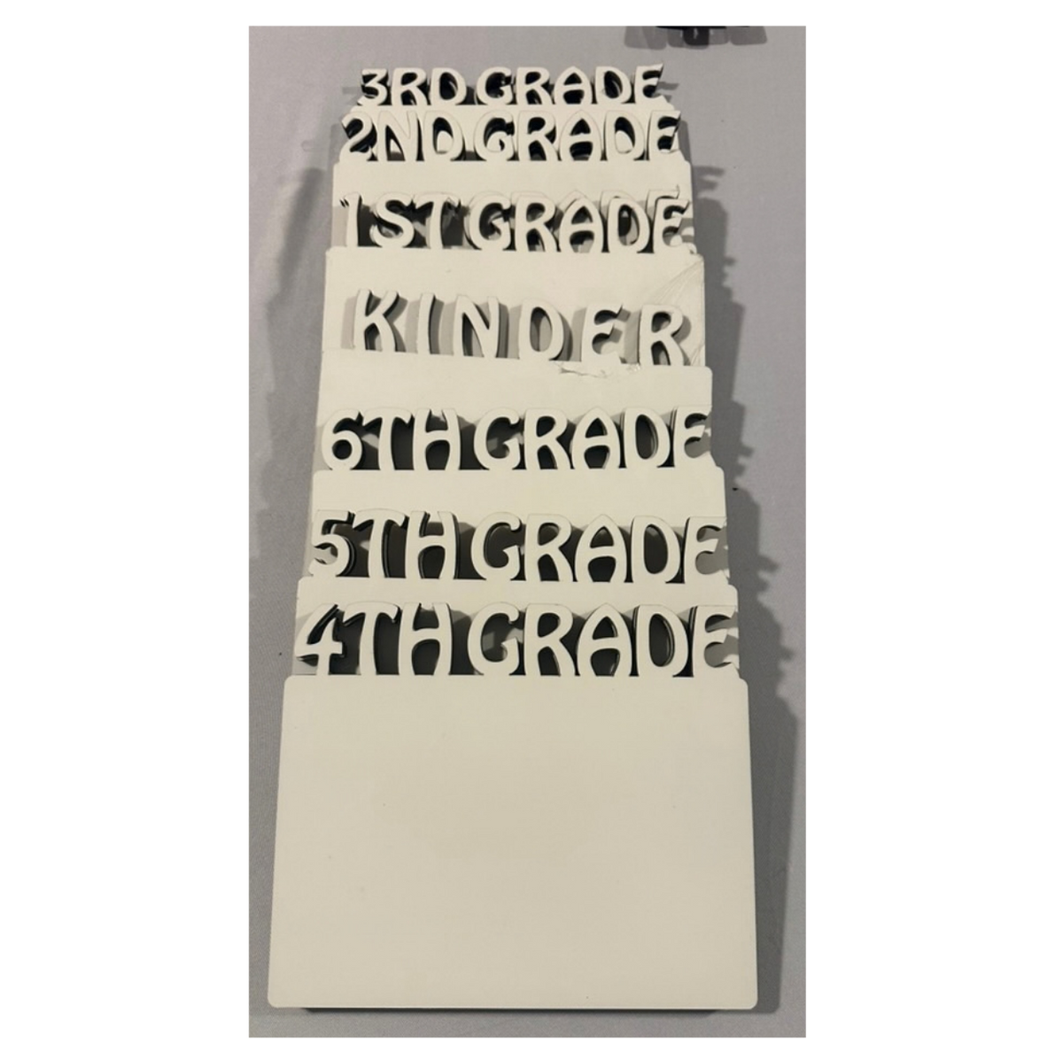 Sublimation Grade Level Frame
