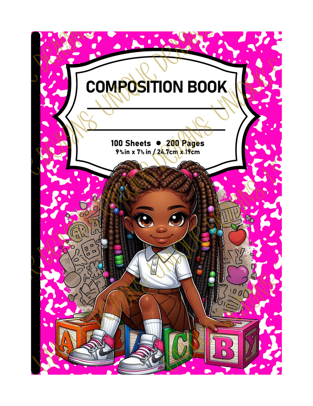 Back To School Composition Book Covers