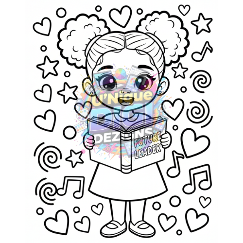 Black History Month Kids Coloring Book – Digital Download