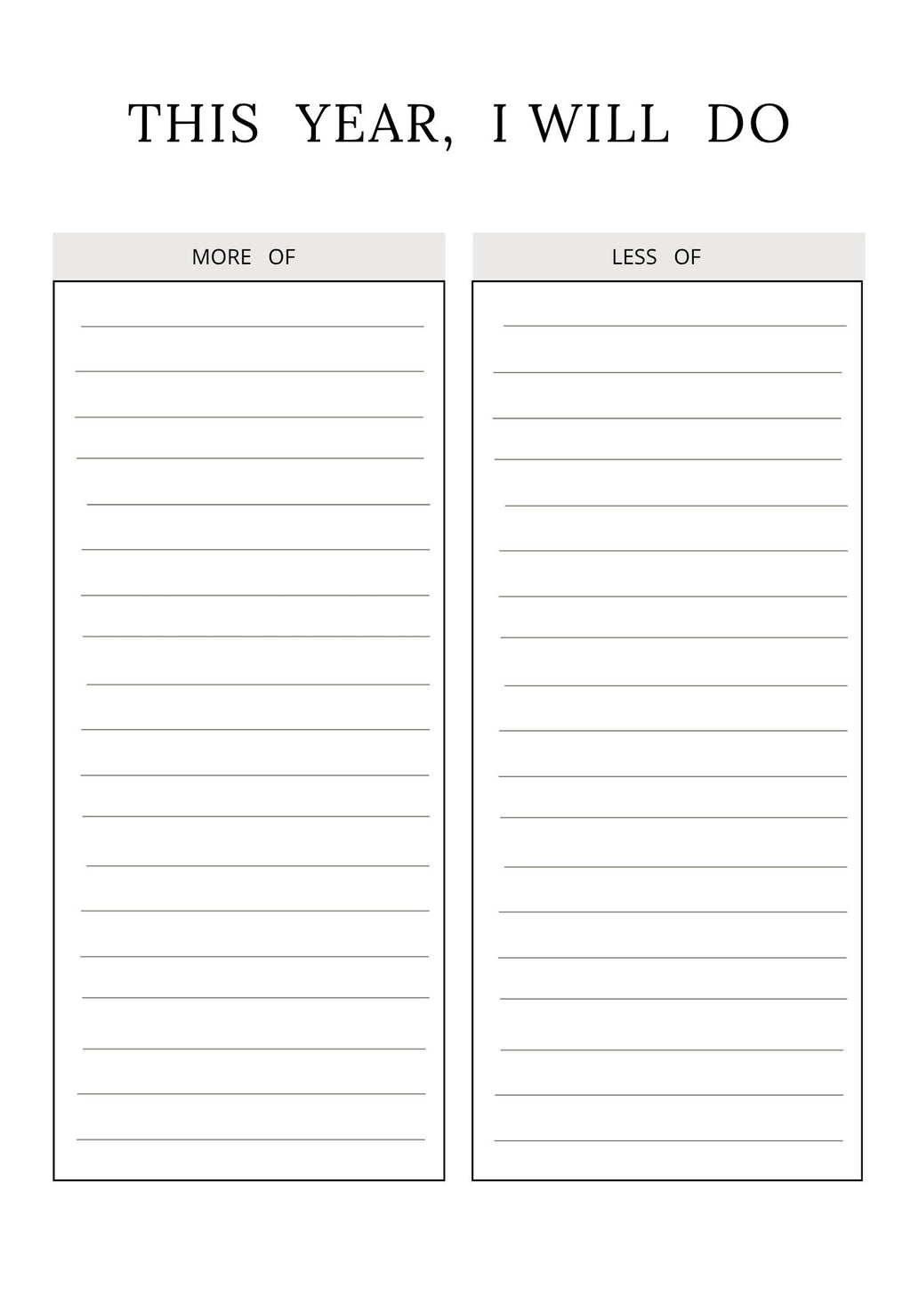Personal Growth Planner