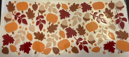 UV DTF Wrap-Fall Leaves