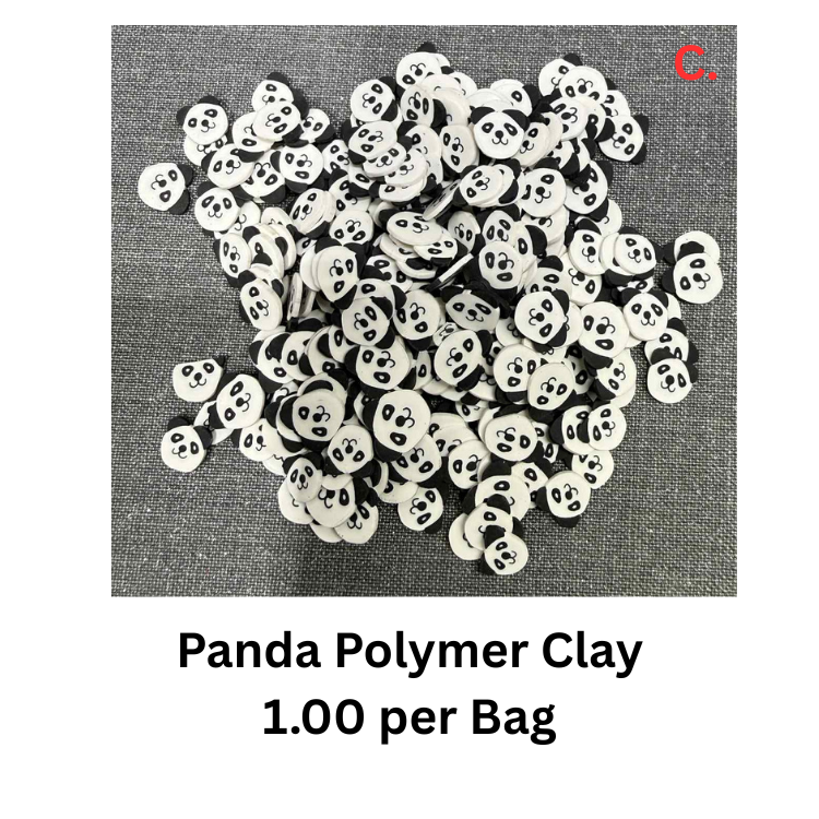$1 Polymer Clay & Glitter Bags