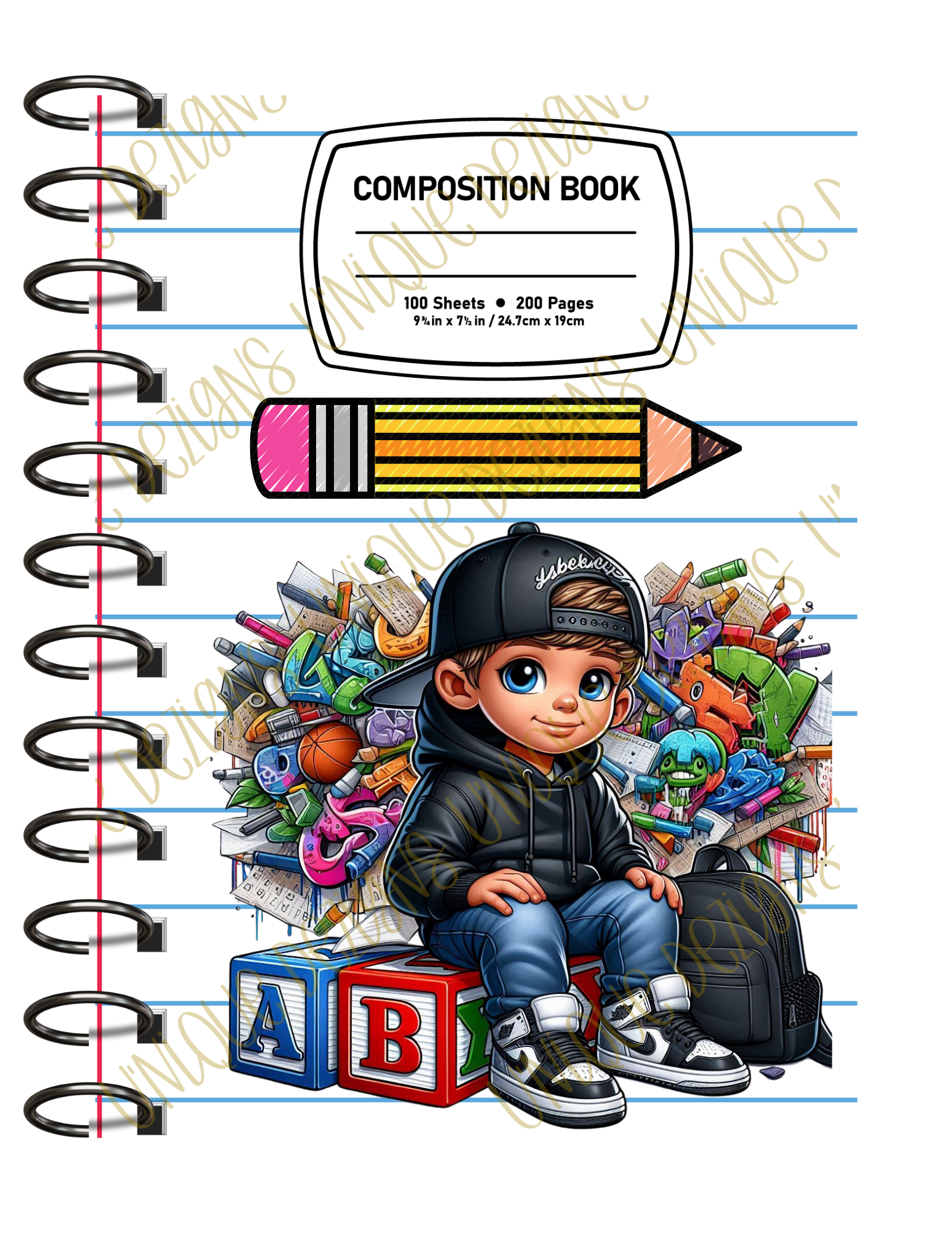 Back To School Composition Book Covers