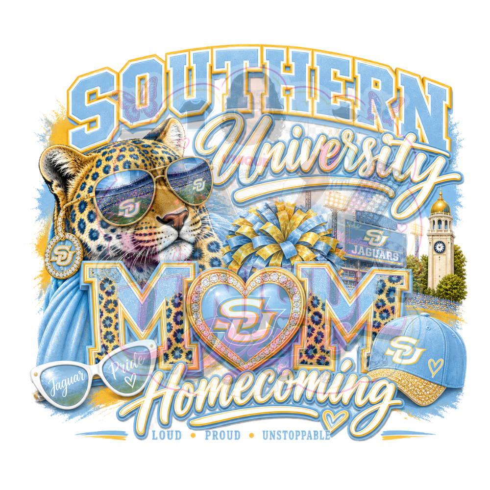 Southern University Homecoming PNG Bundle – 5 Digital Designs | Instant Download