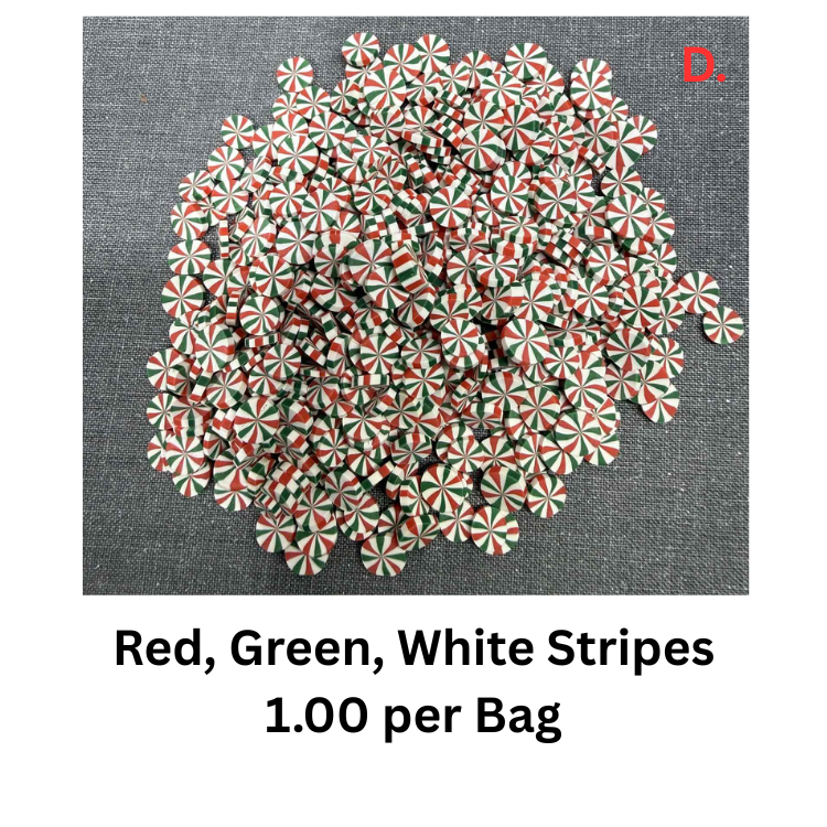 $1 Polymer Clay & Glitter Bags