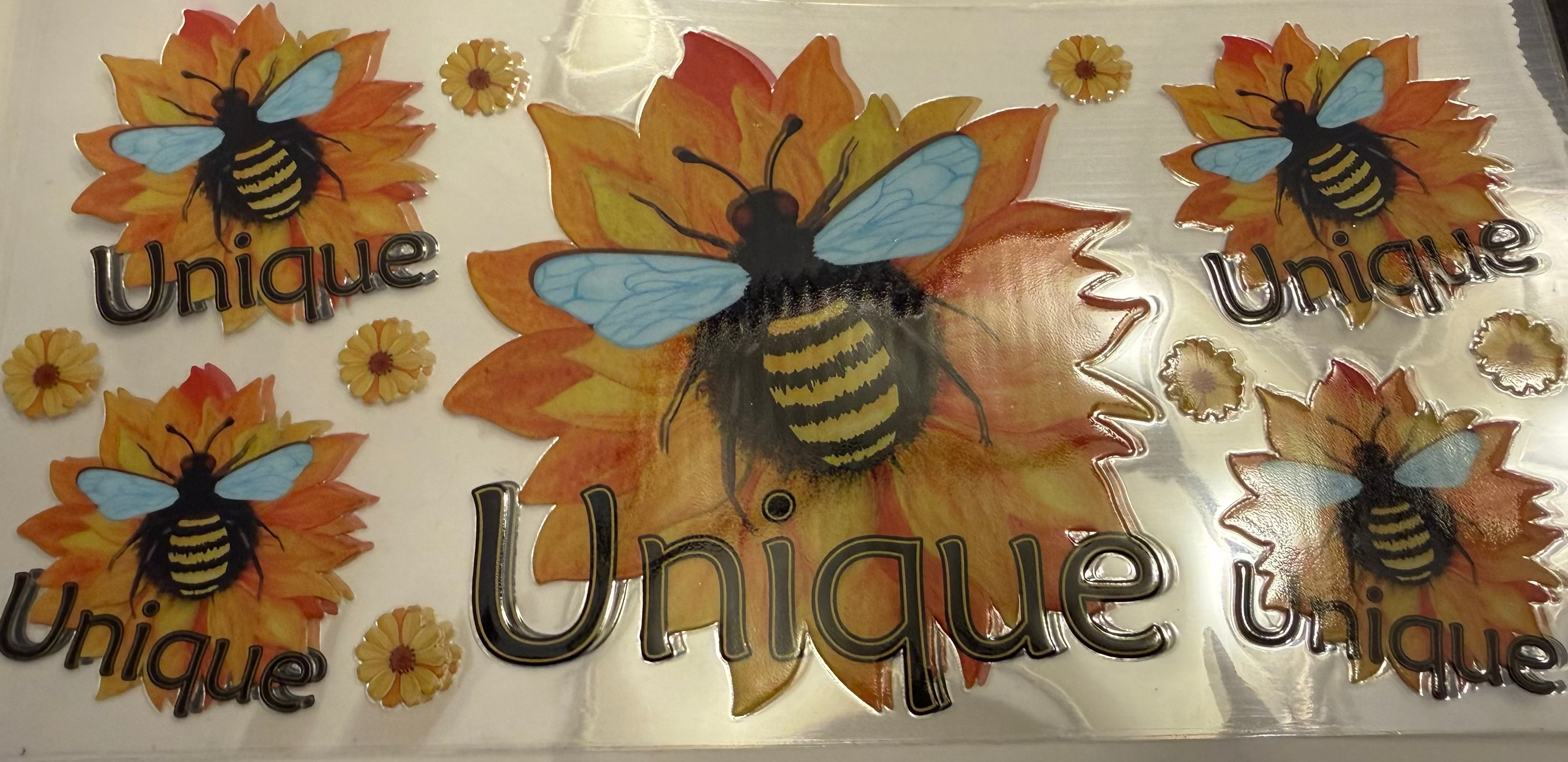 UV DTF- Unique Bee