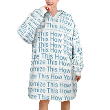 Blanket Hoodie for Women