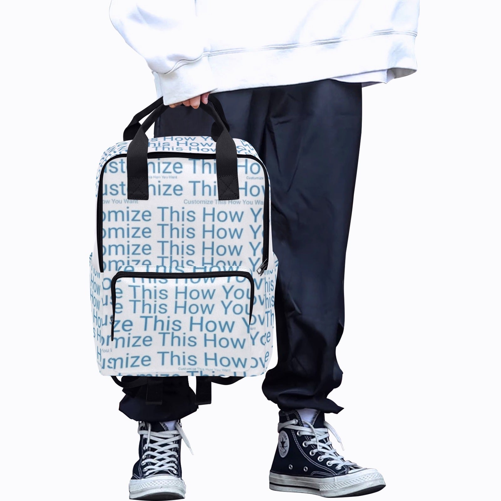 Custom Twin Handle Backpack