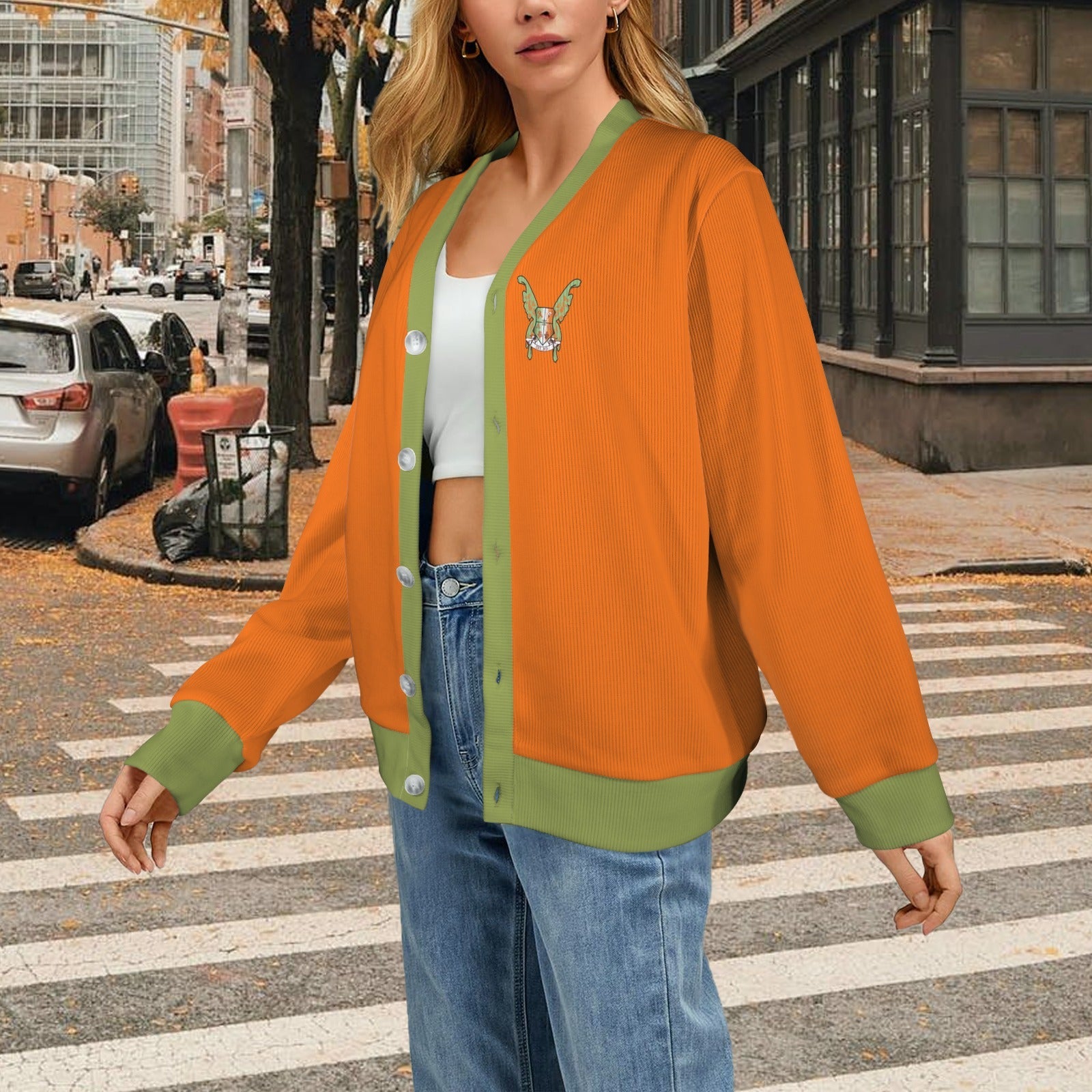 Custom Women’s All-Over Print Cardigan
