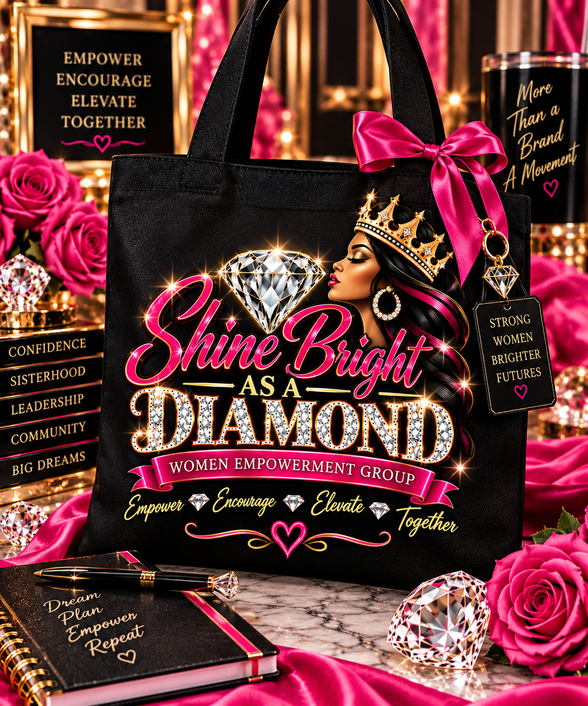 Shine Bright Like A Diamond Tote Bag