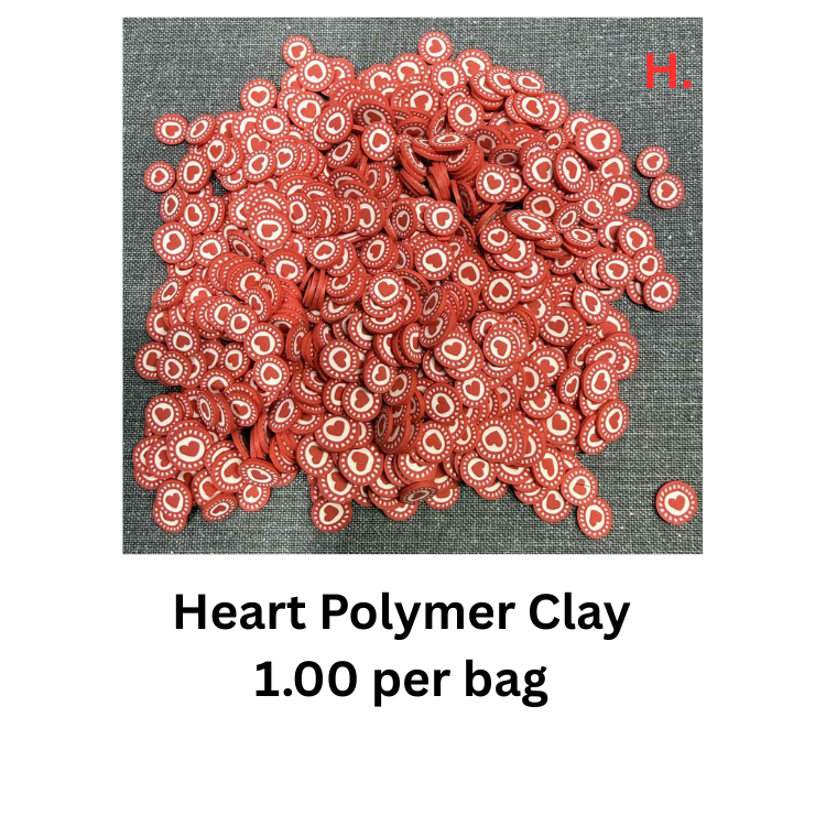 $1 Polymer Clay & Glitter Bags