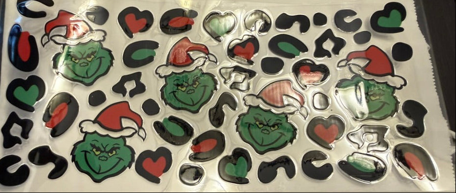 UV DTF Wrap-Grinch