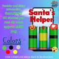 SS20 (5mm) Santa’s Helper Rhinestone Tumbler Template – 20oz