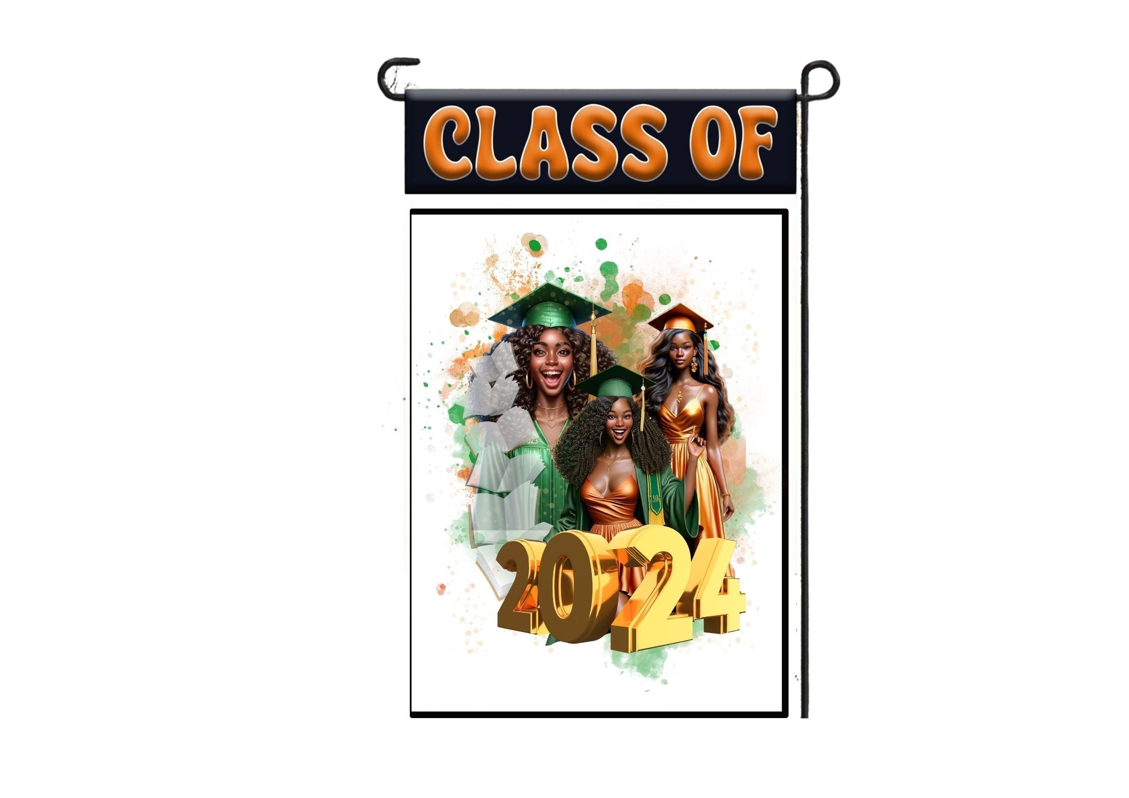Graduation Garden Flags