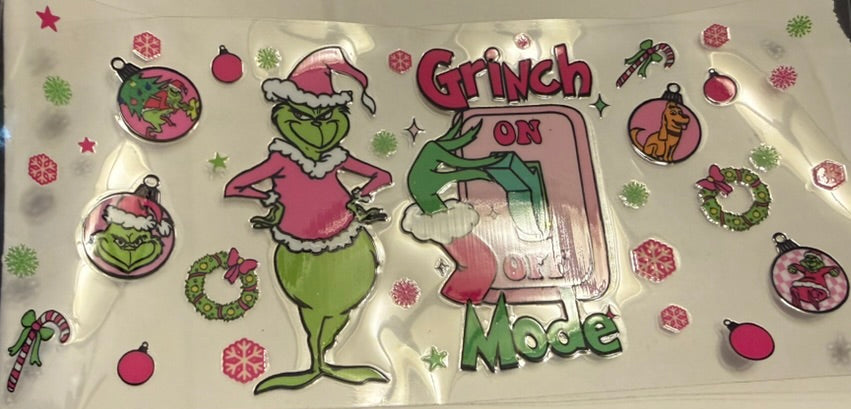 UV DTF Wrap-Grinch