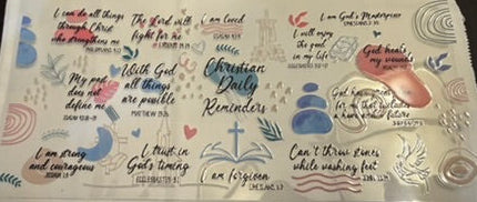 UV DTF Wrap- Christian Daily Reminders