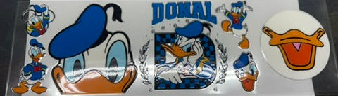 Character UV DTF Wraps for 15oz Mugs