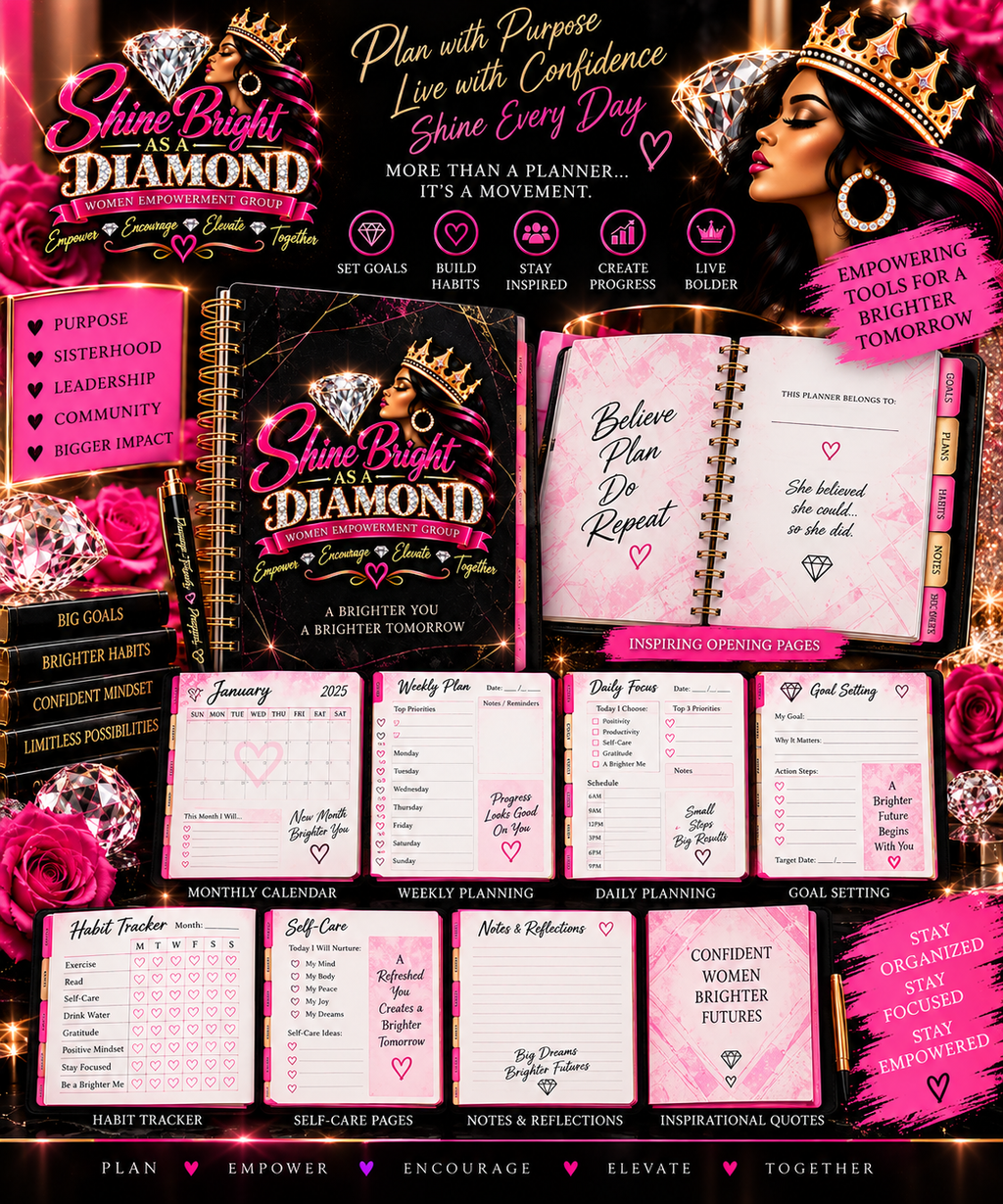 Shine Bright As A Diamond Planner 2027