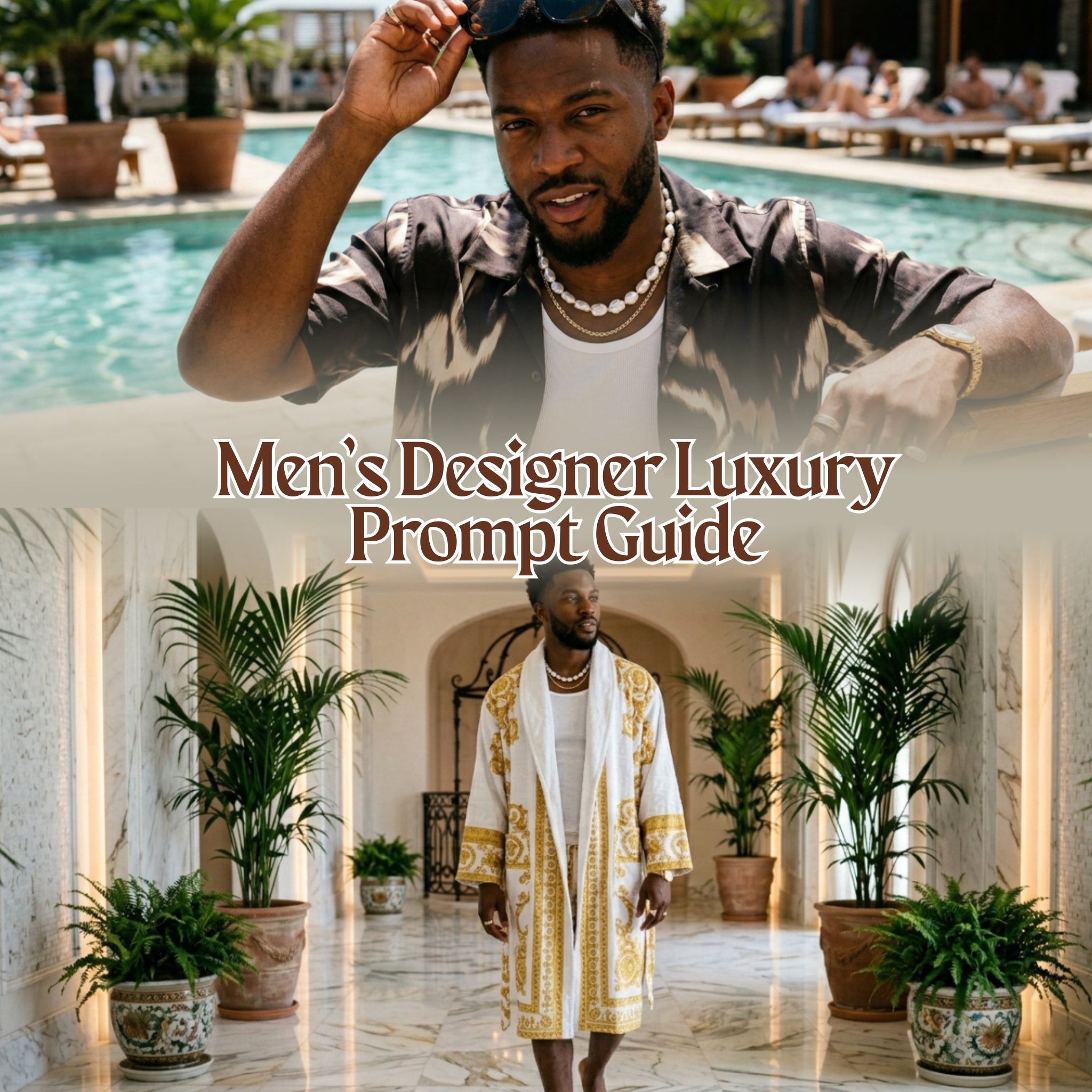 Men’s Designer Luxury Prompt Book
