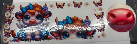 Character UV DTF Wraps for 15oz Mugs