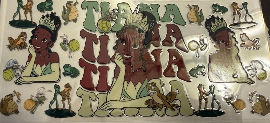 UV DTF Wrap- Princess Tiana