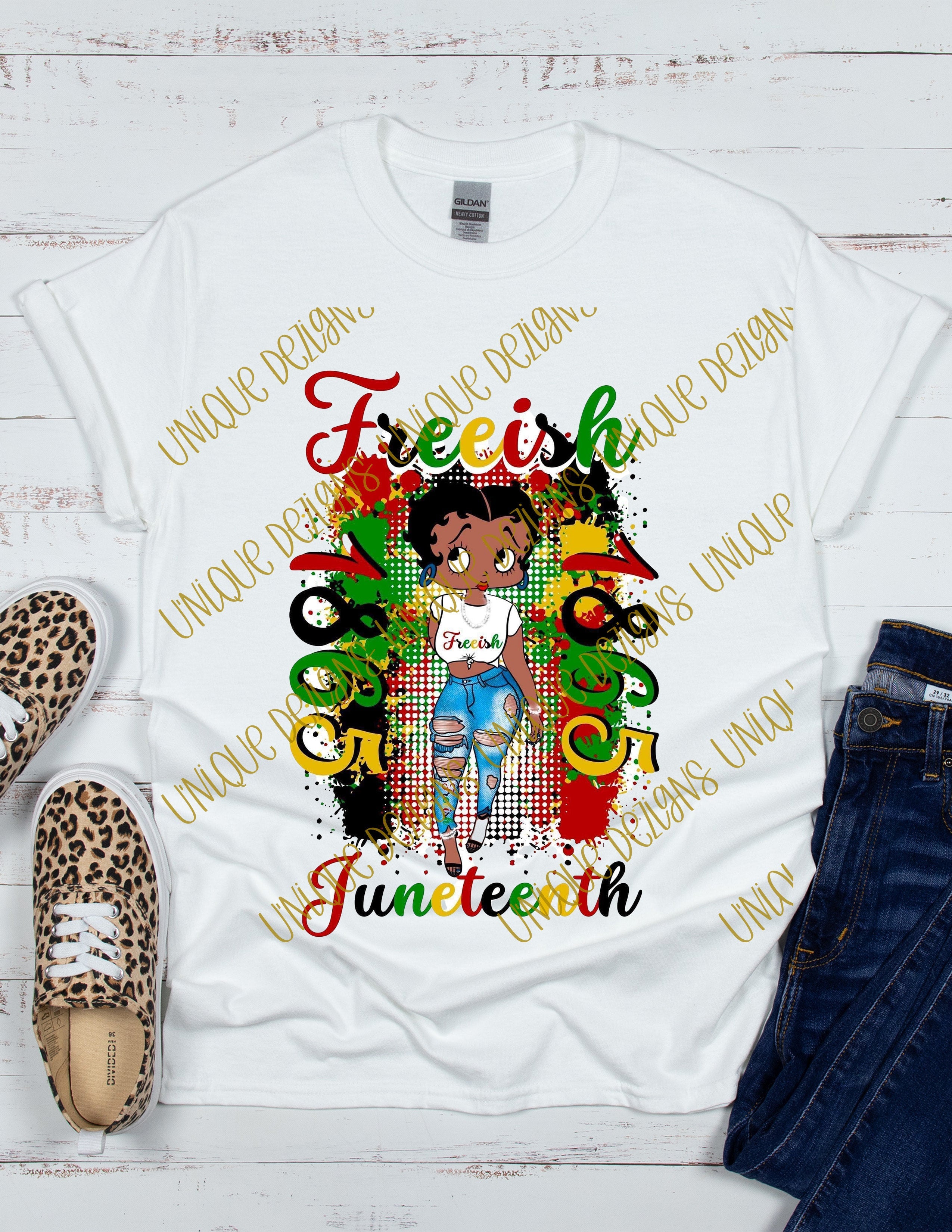Betty Boop Juneteenth
