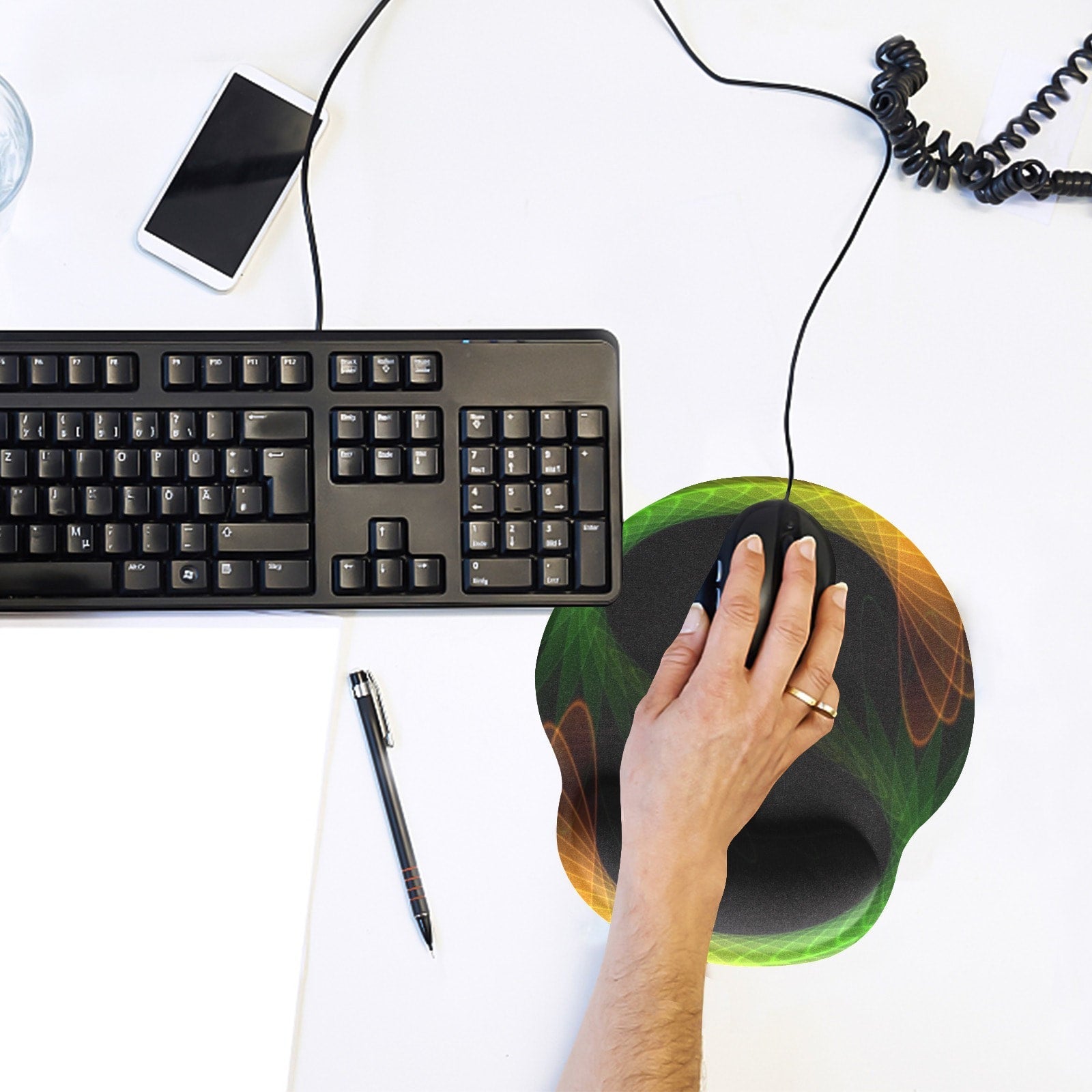 Mouse Pad with wrist support