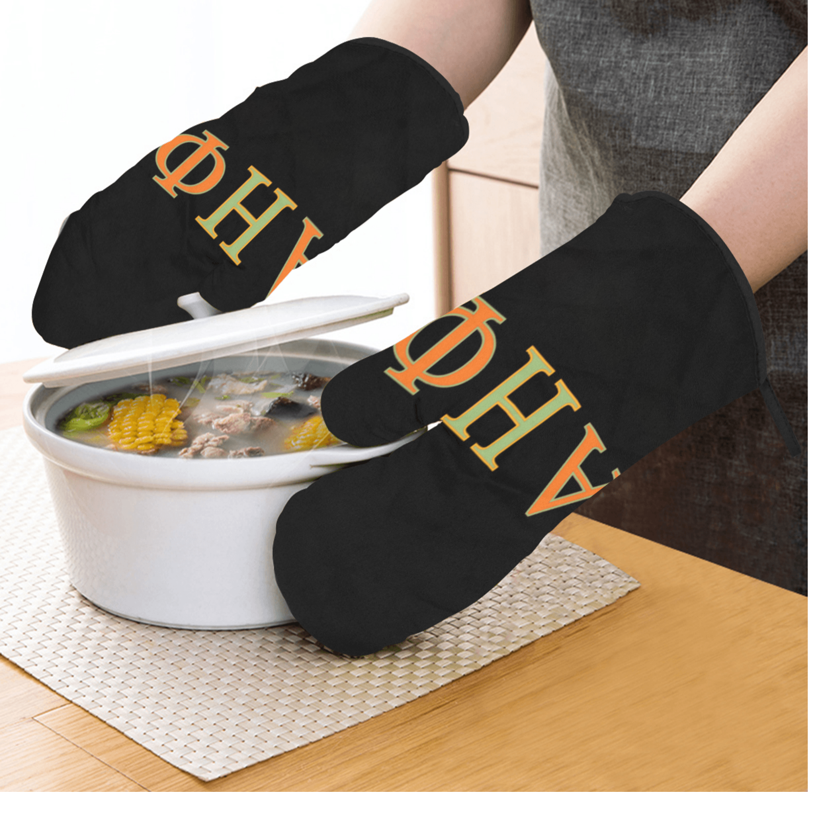 Oven Mitt and Pot Holder (Sublimation)