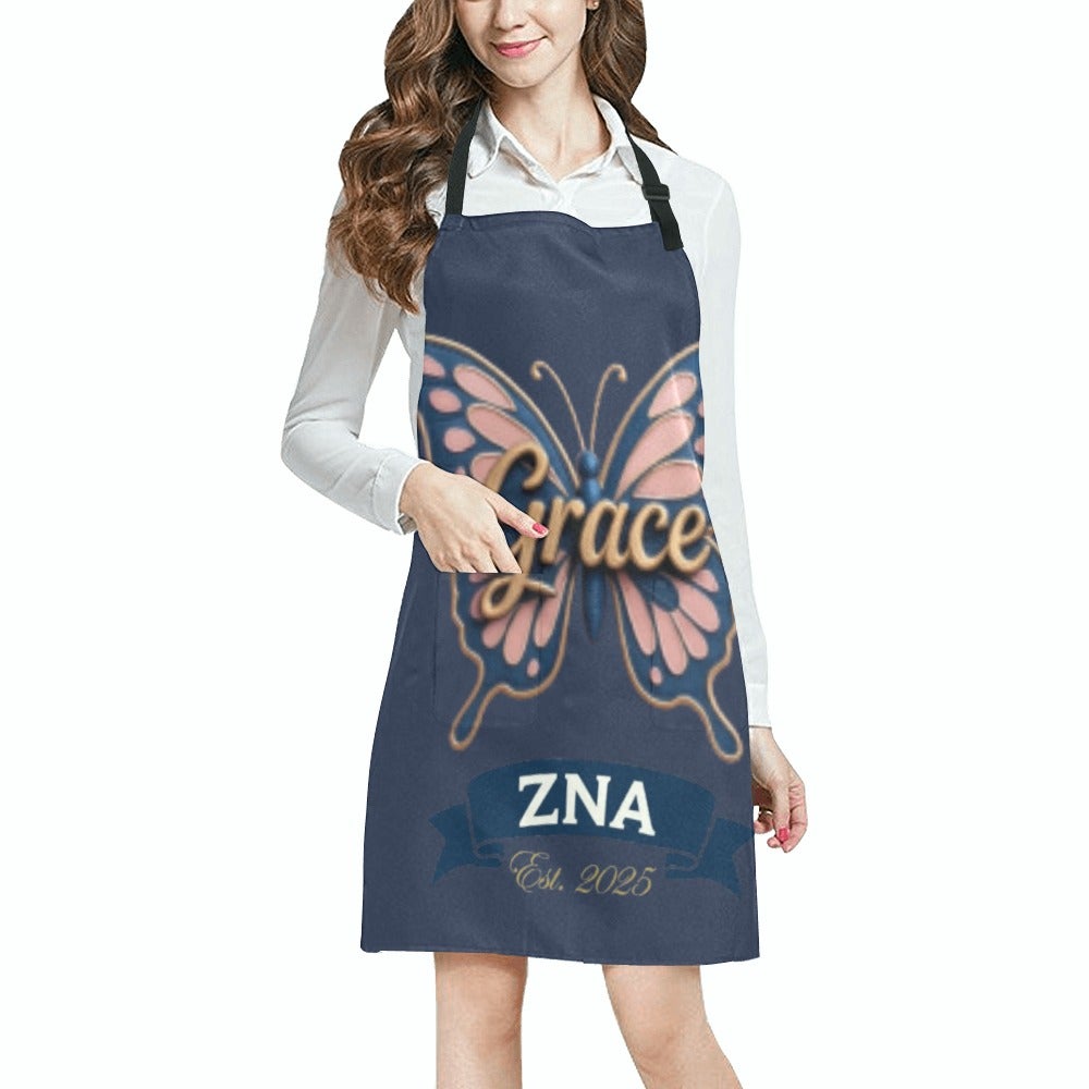 Custom All-Over Print Adjustable Apron with Pocket