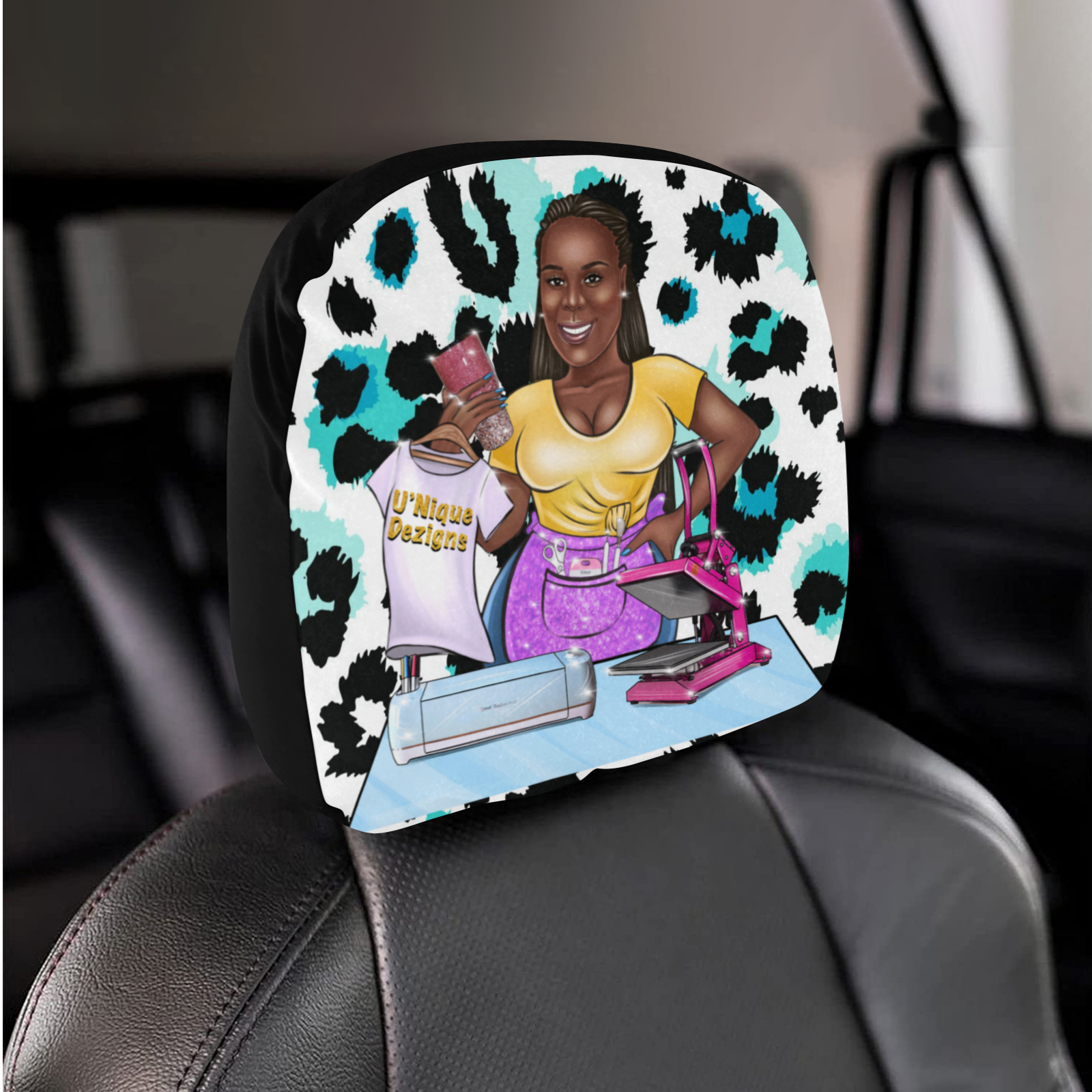 Car Headrest Cover-2 PCS