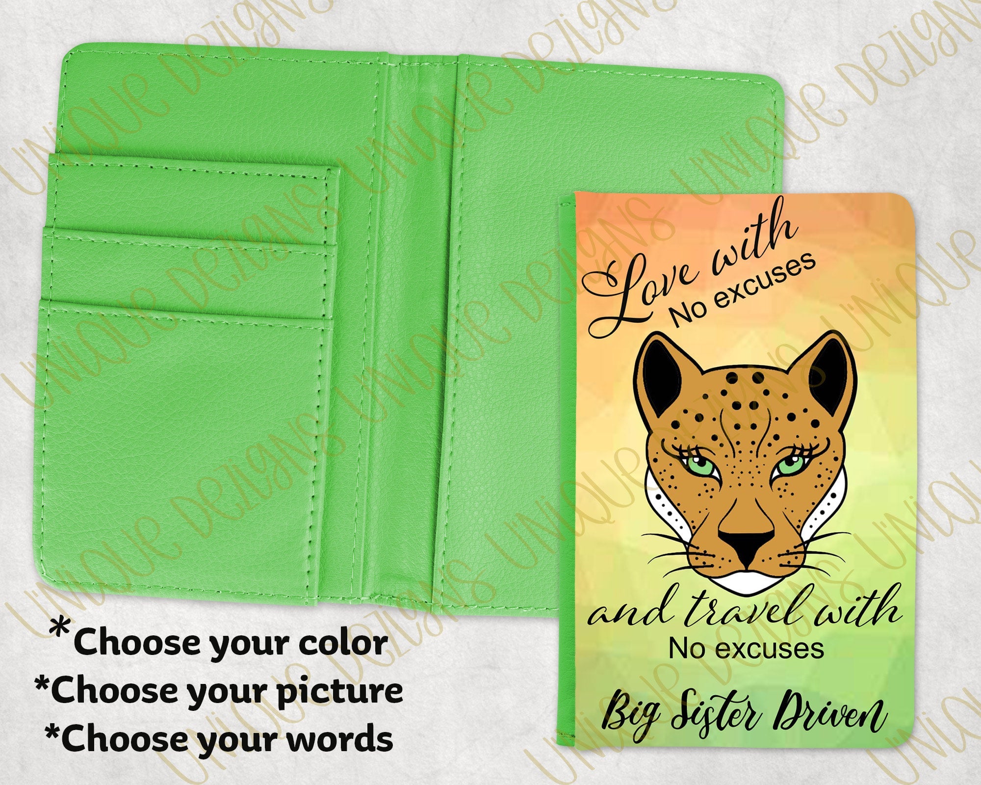 Customized Passport Cover