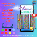 SS16 (4mm) Whimsical Colors Rhinestone Tumbler Template – 20oz