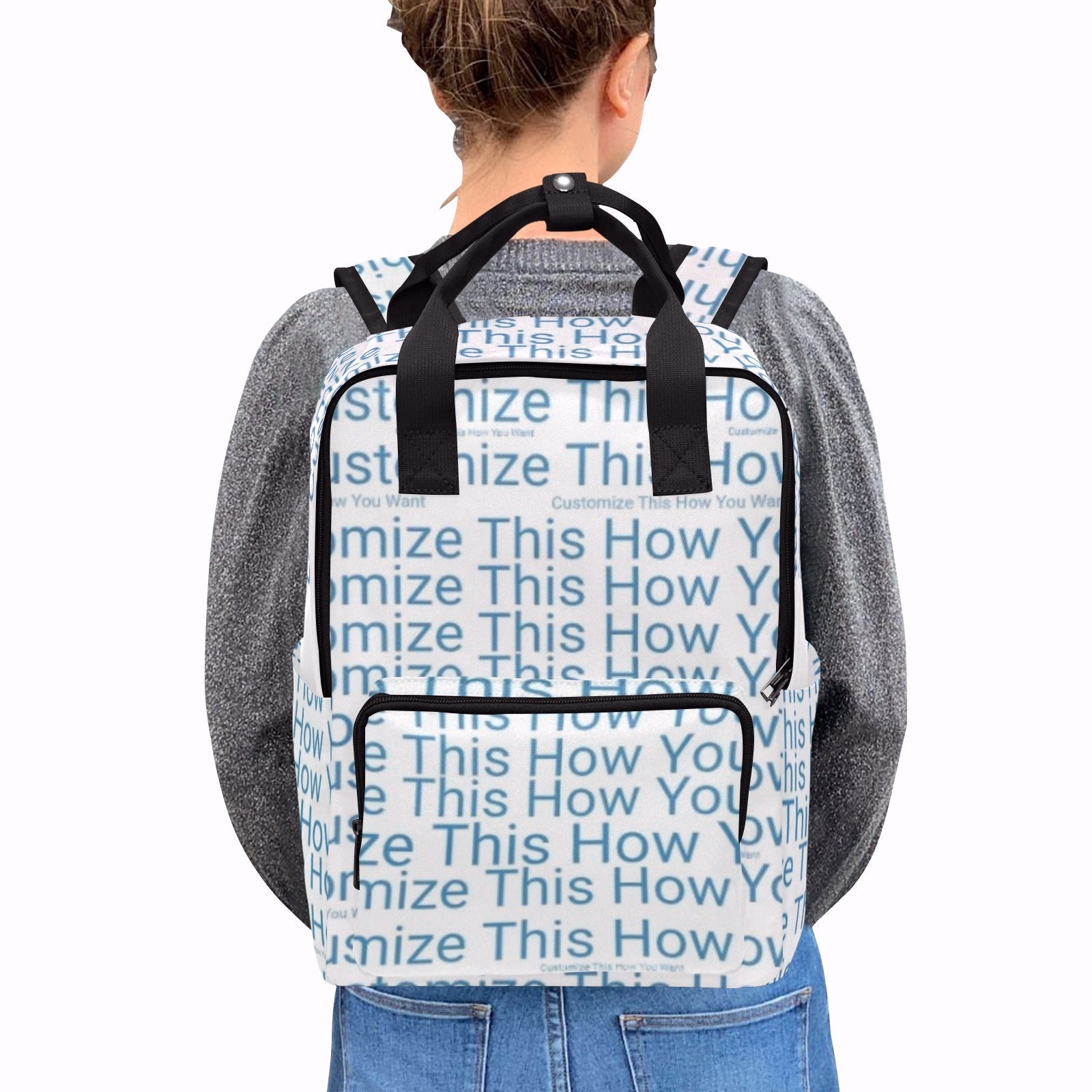 Custom Twin Handle Backpack