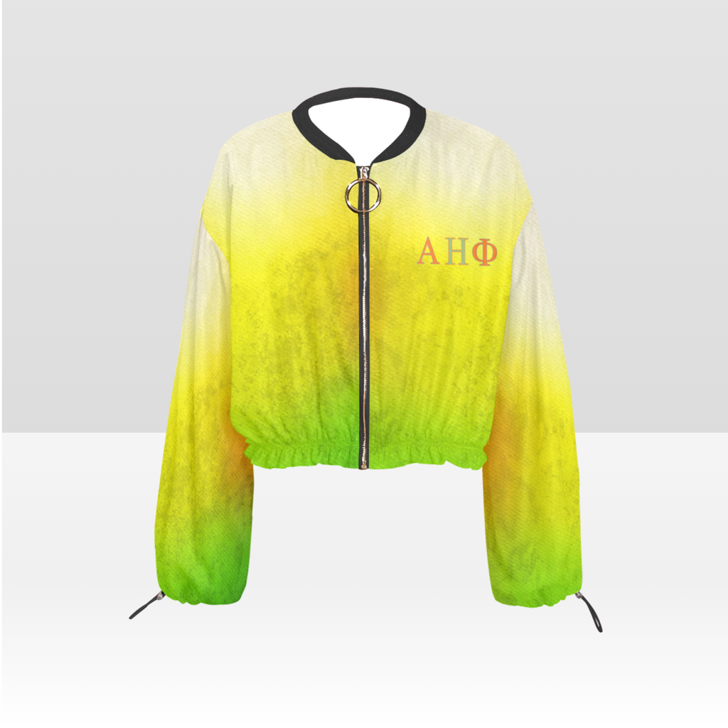 Cropped Chiffon Jacket