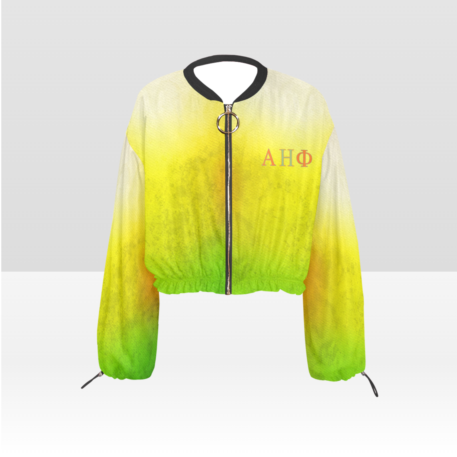 Cropped Chiffon Jacket