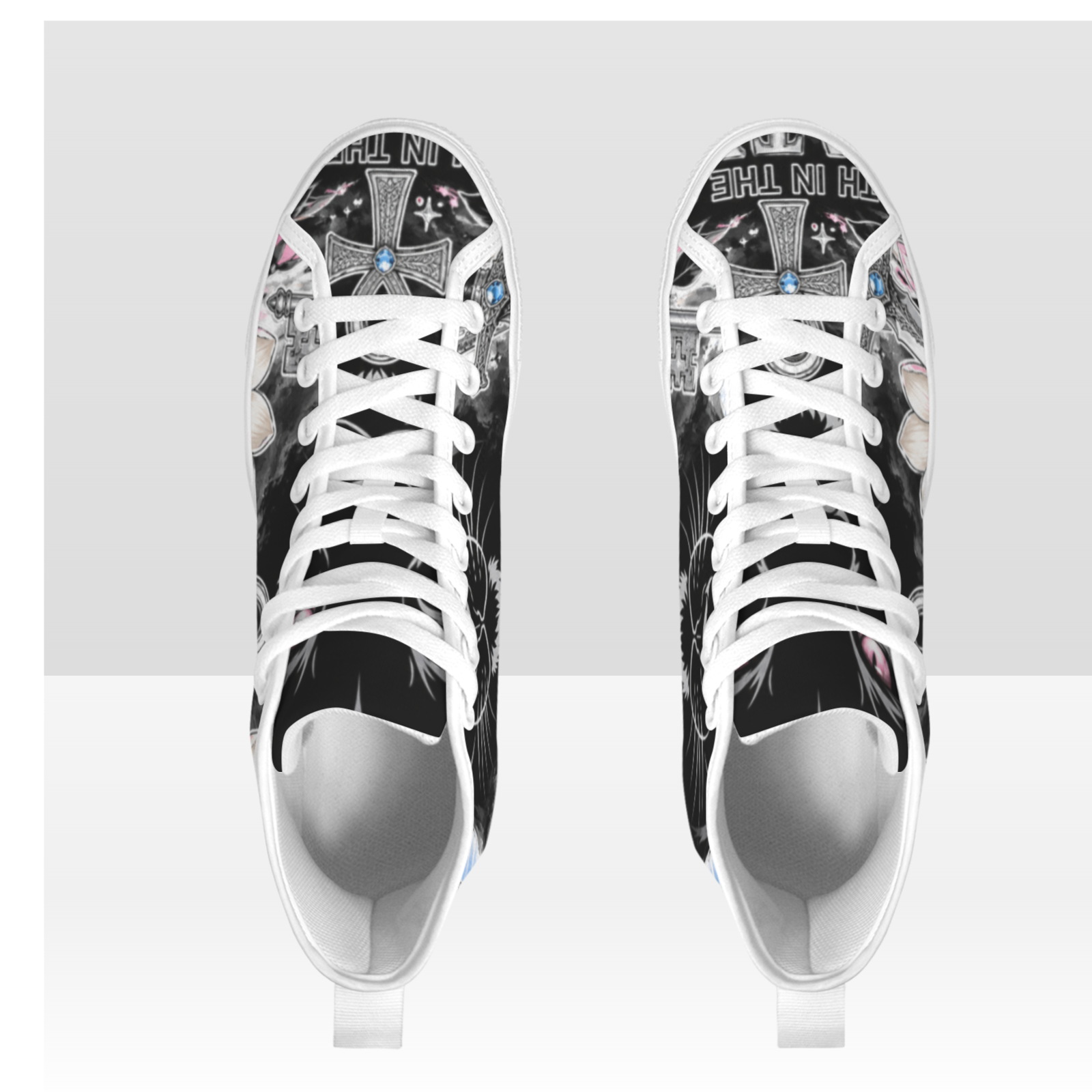 Custom High-Top Canvas Sneakers