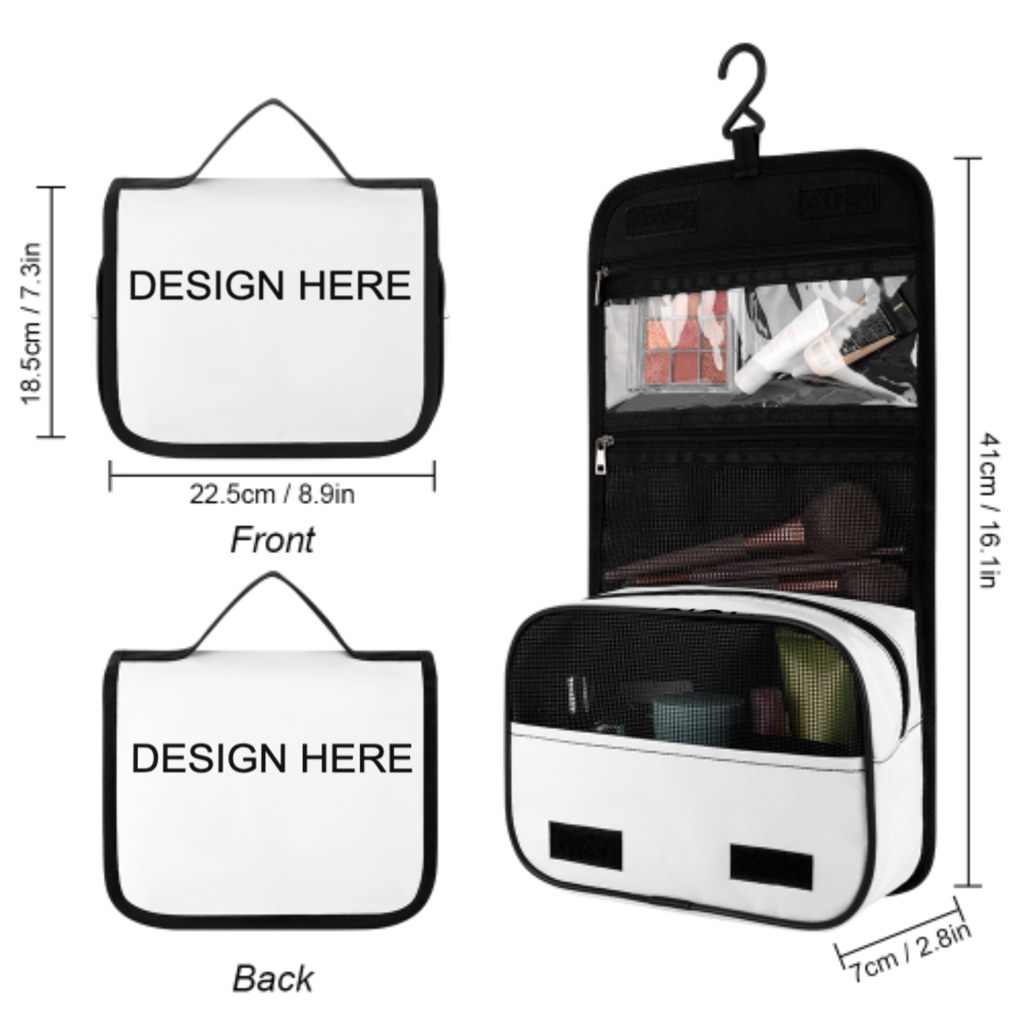 Custom Full-Print Toiletry Bag