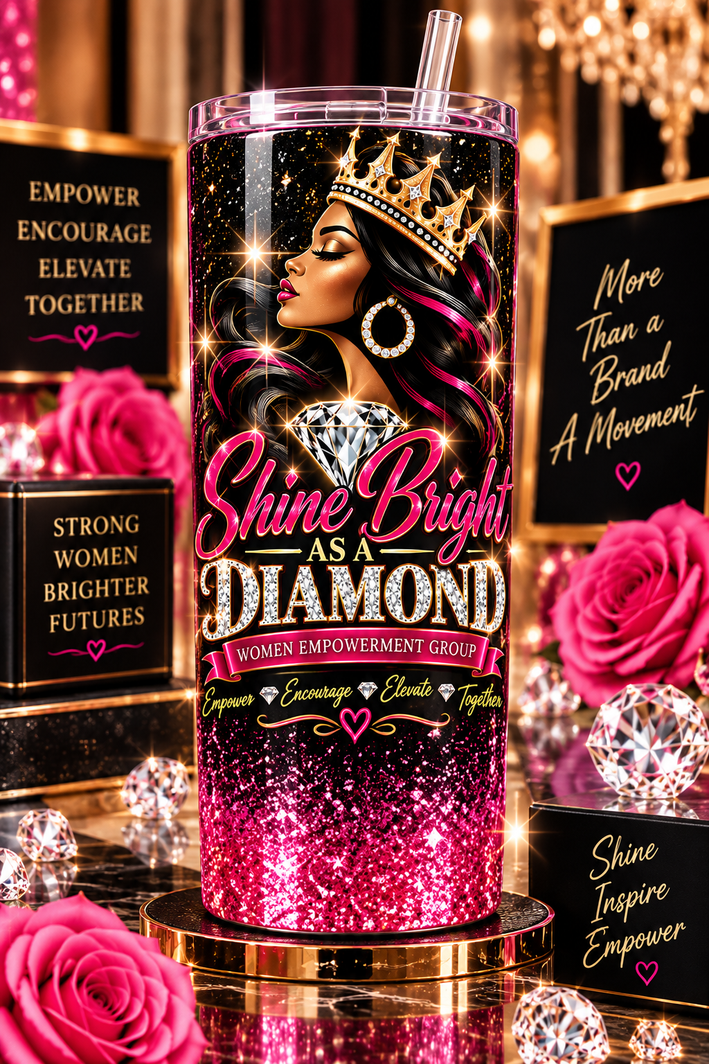 Shine Bright As A Diamond Tumbler